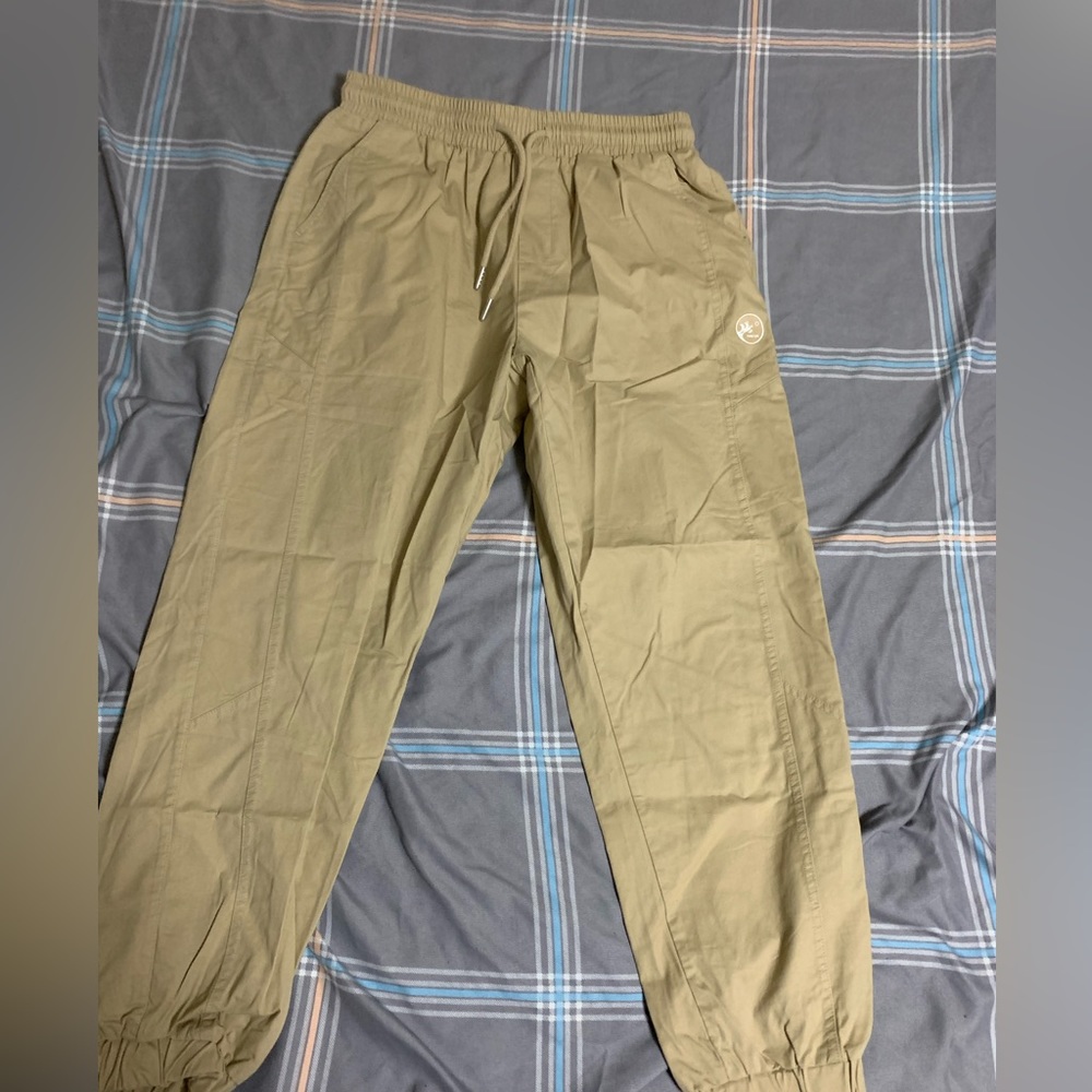 Khaki joggers